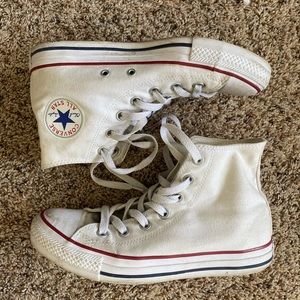 White Chuck Taylor All Star High Tops